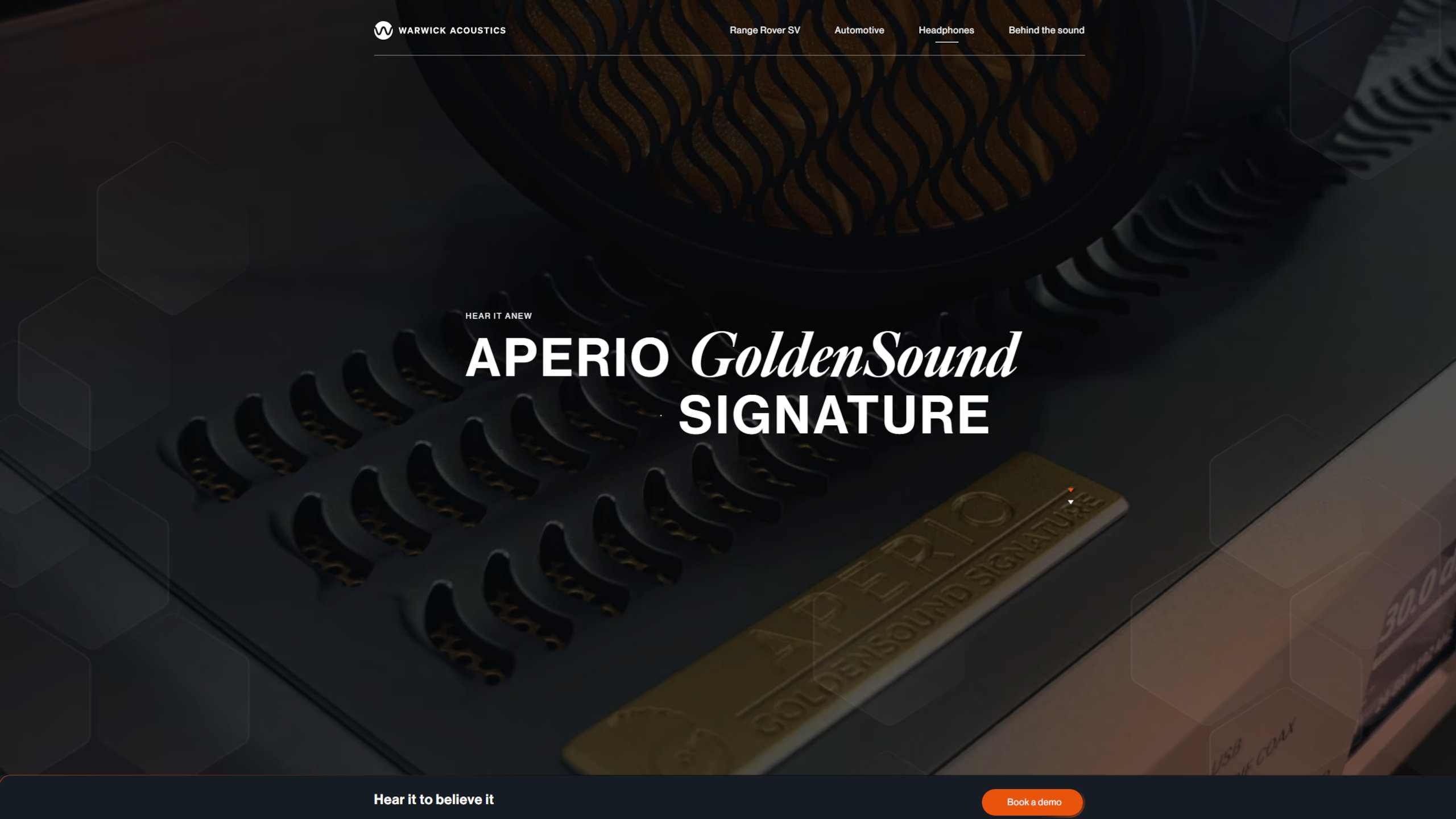 Warwick Acoustics | Aperio GoldenSound