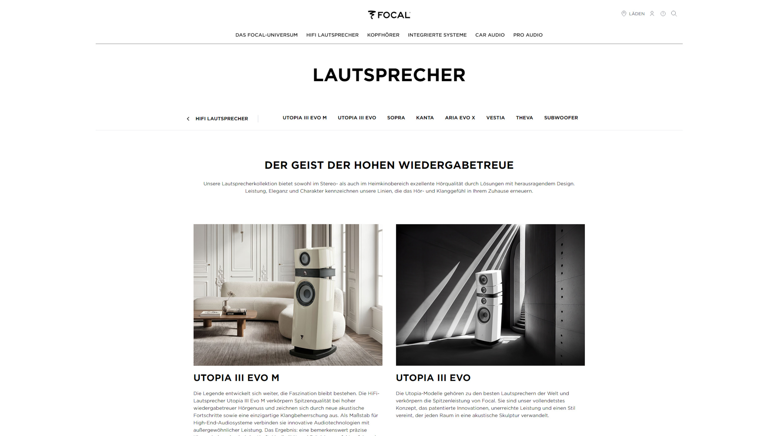 Focal | Utopia Evo