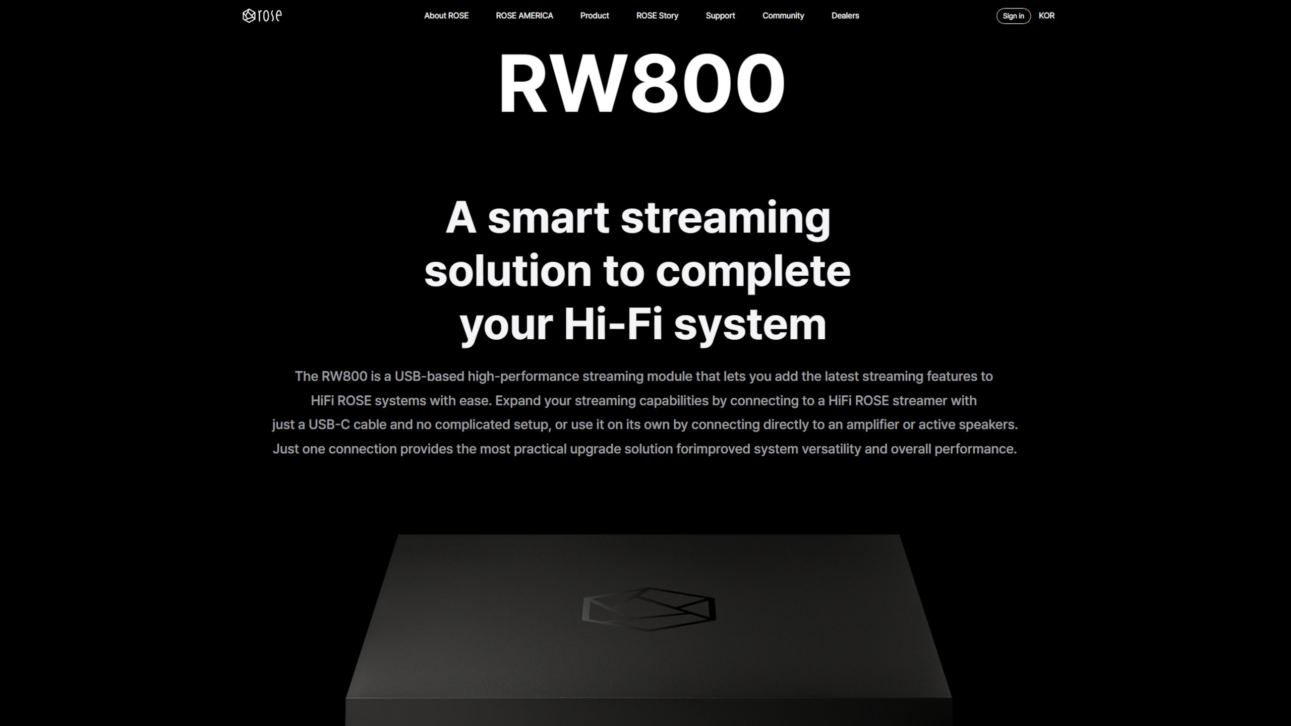 HiFi ROSE | RW800
